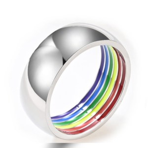 Anello interno arcobaleno LGBT