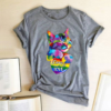 T-shirt con gatto con focolare LGBT, l'amore è amore