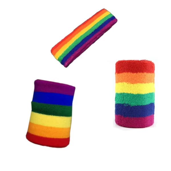 Braccialetti e Fascia Sportiva LGBT Arcobaleno