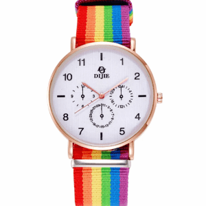 Orologio arcobaleno LGBT