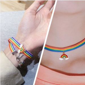 Collane e braccialetti 2 in 1 della gioielli LGBT