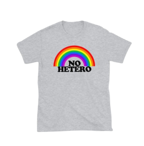 Maglietta Arcobaleno No Hetero