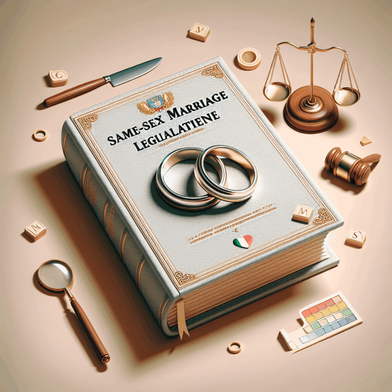 Matrimonio omosessuale: legislazione