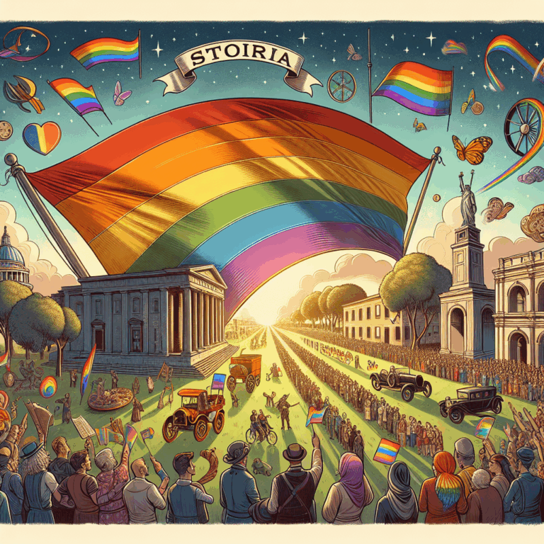 Storia del drappo arcobaleno